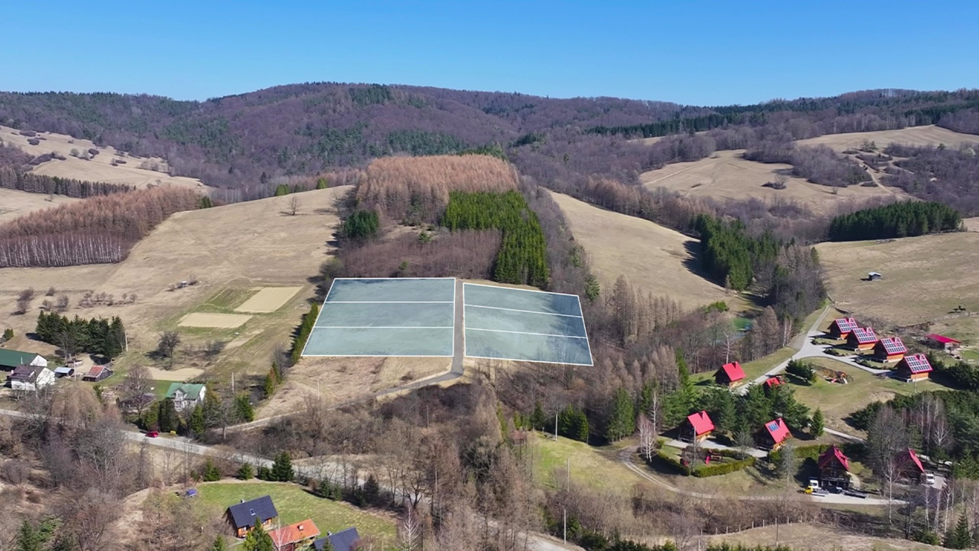 Widokowe działki budowlane w Stężnicy