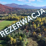 Działka Krzywe - przestrzeń i natura Bieszczad