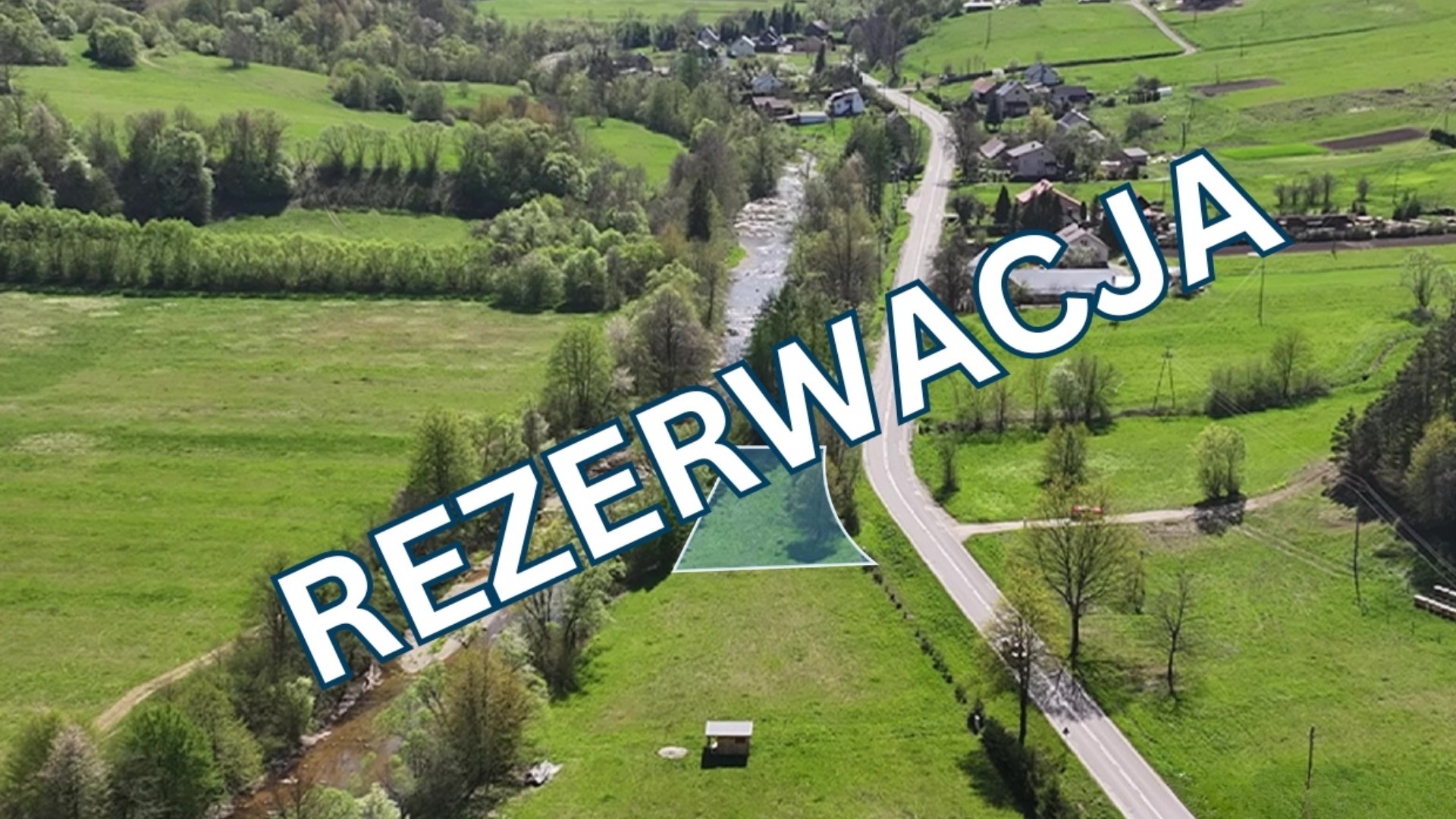 Działka rekreacyjna  nad rzeką | Hoczew