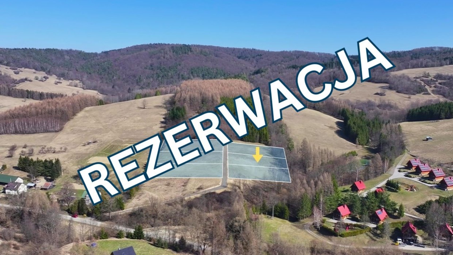 Działka budowlana z pięknym widokiem - Stężnica