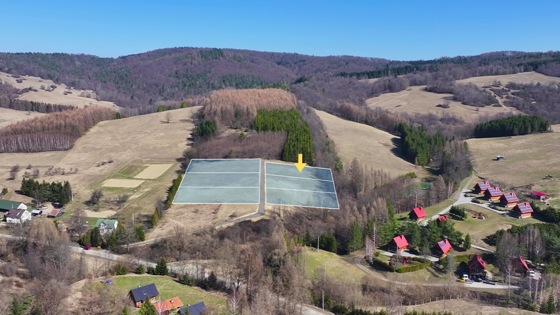 Działka budowlana z pięknym widokiem - Stężnica