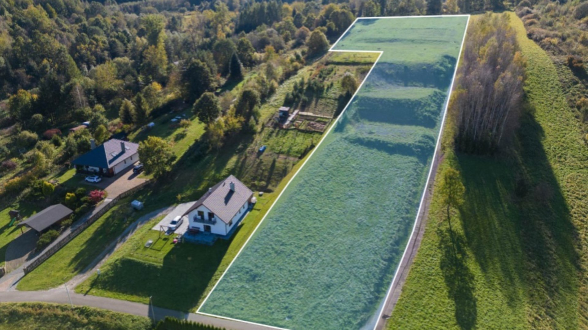 Działka budowlana Huzele k. Leska