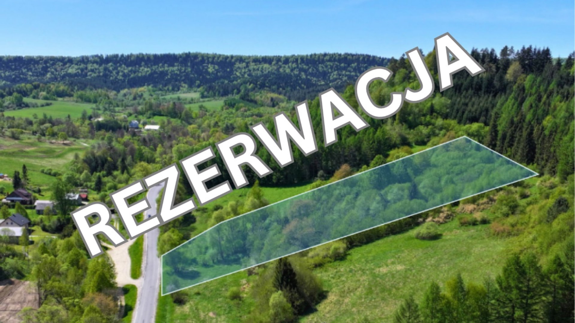 Działka rolna w Hoszowie gm.Ustrzyki Dolne