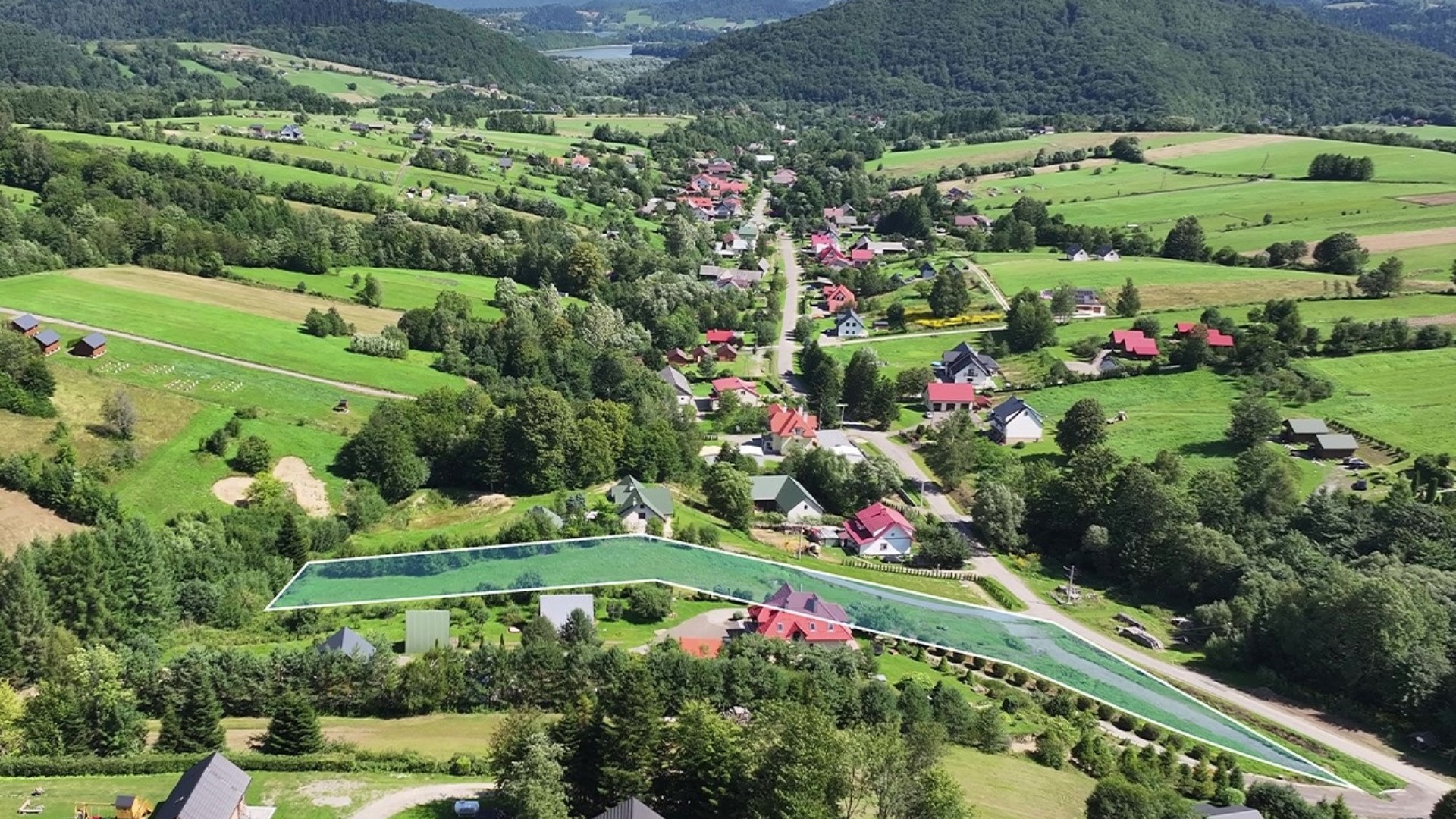 Widokowa działka z WZ  |  Bukowiec k. Soliny