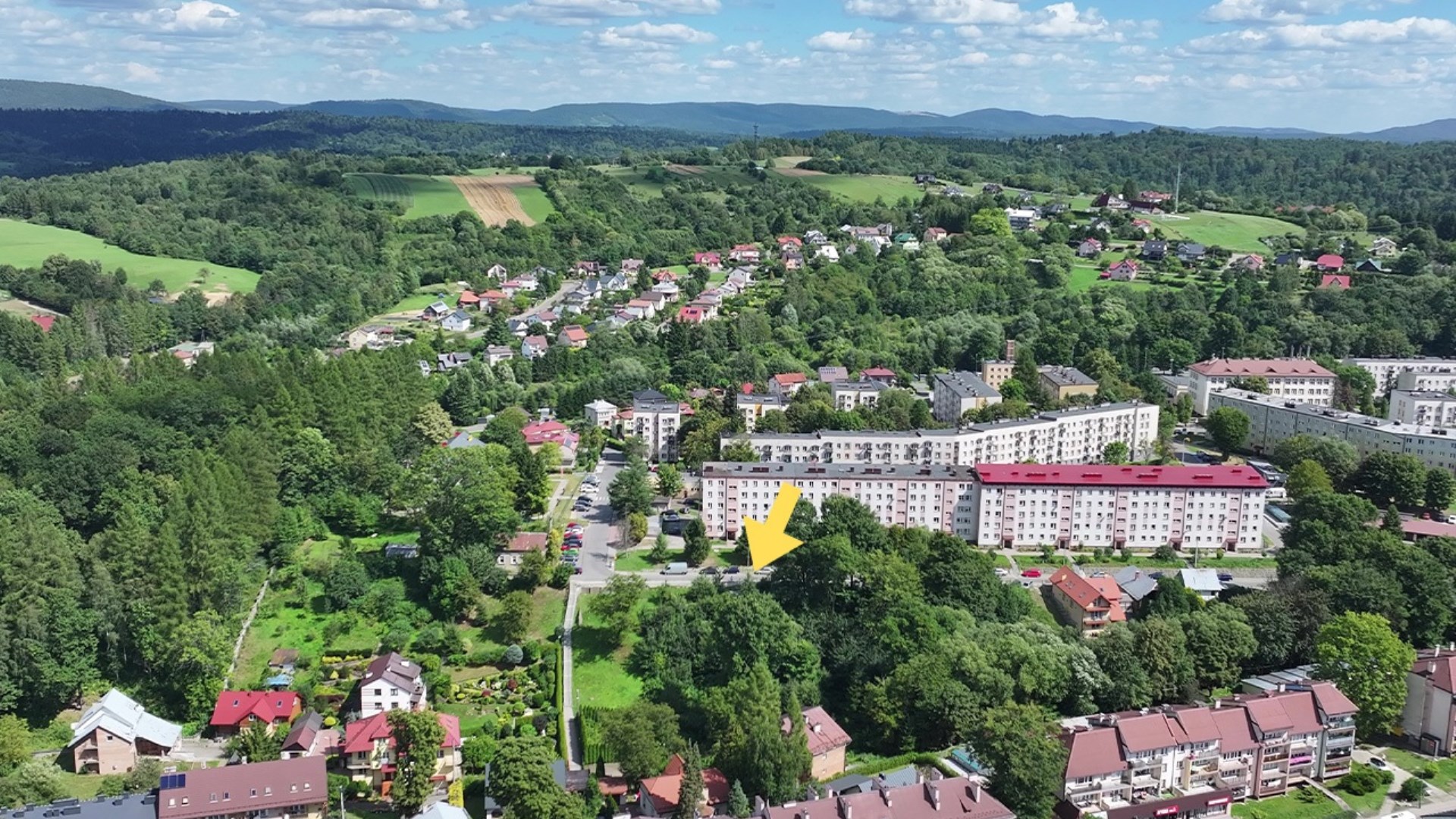 Działka budowlana w centrum Leska 