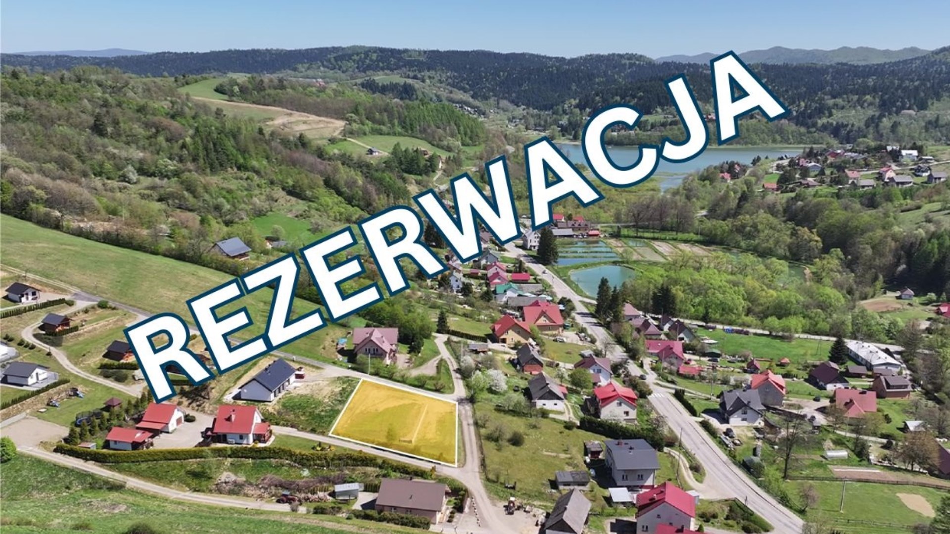 Wołkowyja nad Jeziorem Solińskim działka budowlana