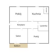 Mieszkanie 74 m² w Lutowiskach  z widokiem na góry