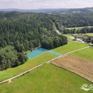 Berezka -  27 arów przy lesie i potoku