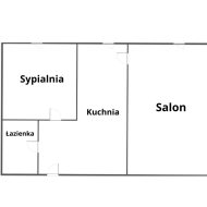 Bezczynszowe mieszkanie 51 m² w Baligrodzie